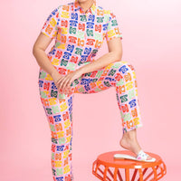 Call Me Maybe Pink Rayon Shirt Pyjama Set