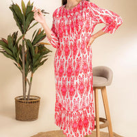 Arum Pink Rayon Dress