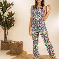 Anindya Black Rayon Co-ord Set