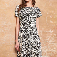 Shadow Modal Black Short Nighty