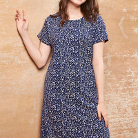 Midnight hue Modal Navy Short Nighty