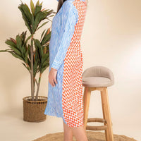 Chromatic Duo Blue Dress