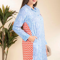 Chromatic Duo Blue Dress