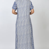Lupine Rayon Blue Long Nighty