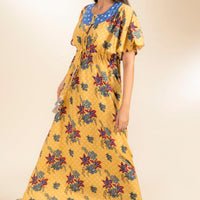 Citrine Yellow Rayon kaftan