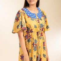 Citrine Yellow Rayon kaftan