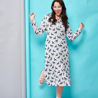 Burchelli White Rayon Dress