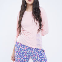 July wear For Women Lt Peach T-Shirt - Pyjama - PC1116