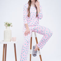 July wear For Women Pink T-Shirt - Pyjama - PC1119
