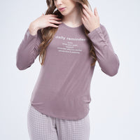 July wear For Women Brown T-Shirt - Pyjama - PC1118