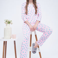 July wear For Women Pink T-Shirt - Pyjama - PC1119