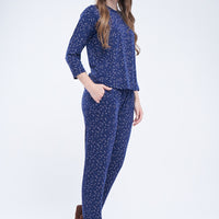 July wear For Women Navy Blue T-Shirt - Pyjama - PC1111