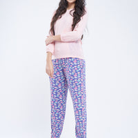 July wear For Women Lt Peach T-Shirt - Pyjama - PC1116