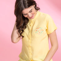 Puppy Love Blue Rayon Co-ord Set