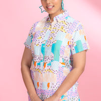 Fall For Me Multi Colour Rayon Co-ord Set