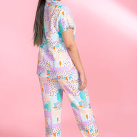 Fall For Me Multi Colour Rayon Co-ord Set