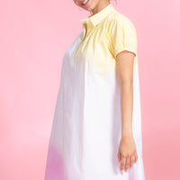 Lemon Quarty Yellow Cotton Dress
