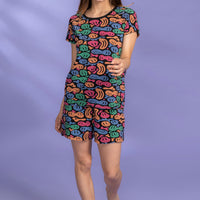 Murtika Black Modal Top - Shorts Set