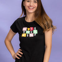 Crispiyana Black Modal Top With Pyjama And Shorts Set