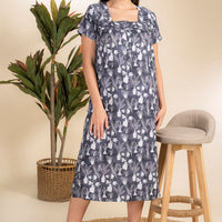 Mono Tint Black Rayon Dress