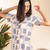 Peach Ready Peach Rayon Co-ord Set