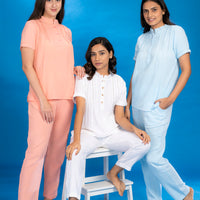 Wishy Washy Twins Blue Cotton Co-ord Set