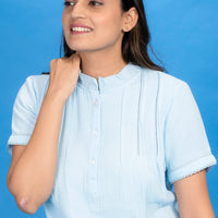 Wishy Washy Twins Blue Cotton Co-ord Set