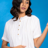 Wishy Washy Twins White Cotton Co-ord Set