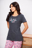 Allium Knitted cotton Navy T-Shirt - Pyjama set