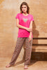 Tickled Pink Modal Pink T-Shirt - Pyjama set