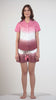 Ruby Rouge Pink Cotton Tye N Dye Top - Shorts Set