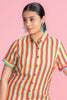 Love Strike Multi Rayon Colour Shirt Pyjama Set