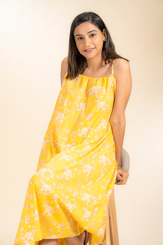 Juniper Yellow Cotton Dress