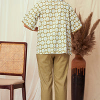 Margot Green Cotton Shirt Pyjama Set