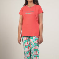 Dgnes Pink Modal T-Shirt - Pyjama Set