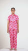 All Hearts Pink Rayon Shirt Pyjama Set