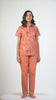 Kito Vibe Brick Cotton Top With Pyjama Set