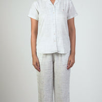 Steady & Ready Grey Rayon Shirt - Pyjama Set