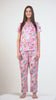 Lychee Male Pink Rayon Shirt Pyjama Set