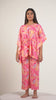 Champagne &  Roses Pink Rayon Kaftan - Pyjama